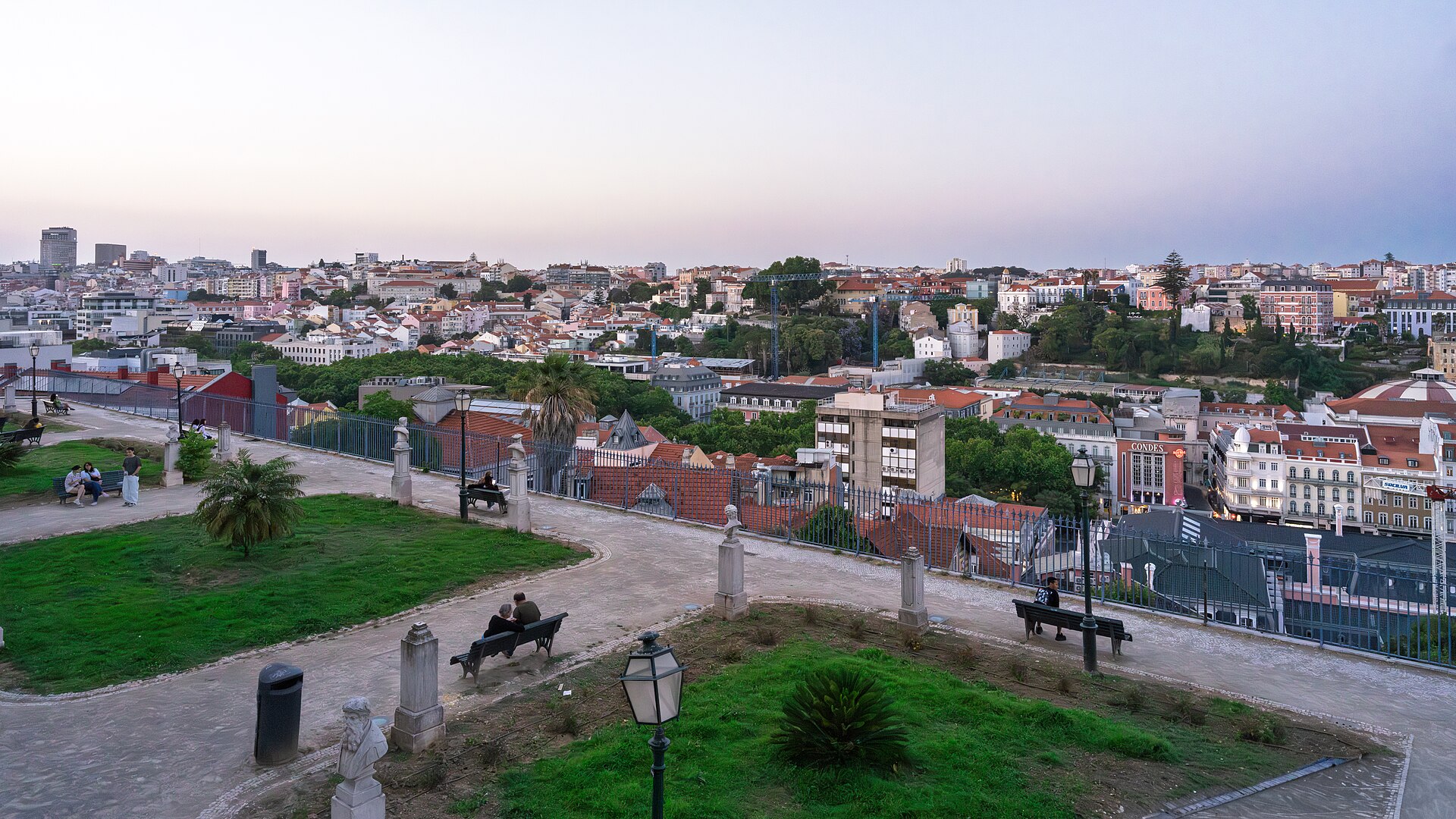 Lisbon Skyline from Miradouro de São Pedro de Alcântara at Twilight (54714276547) — Lisbon, Portugal