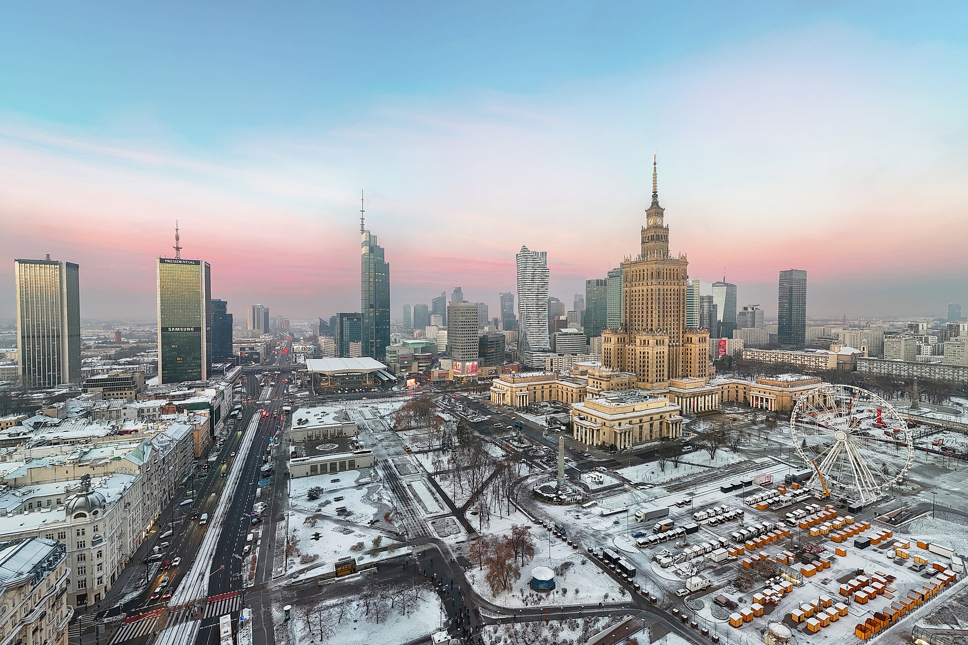Skyline of Warsaw, Poland — Warsaw, Poland