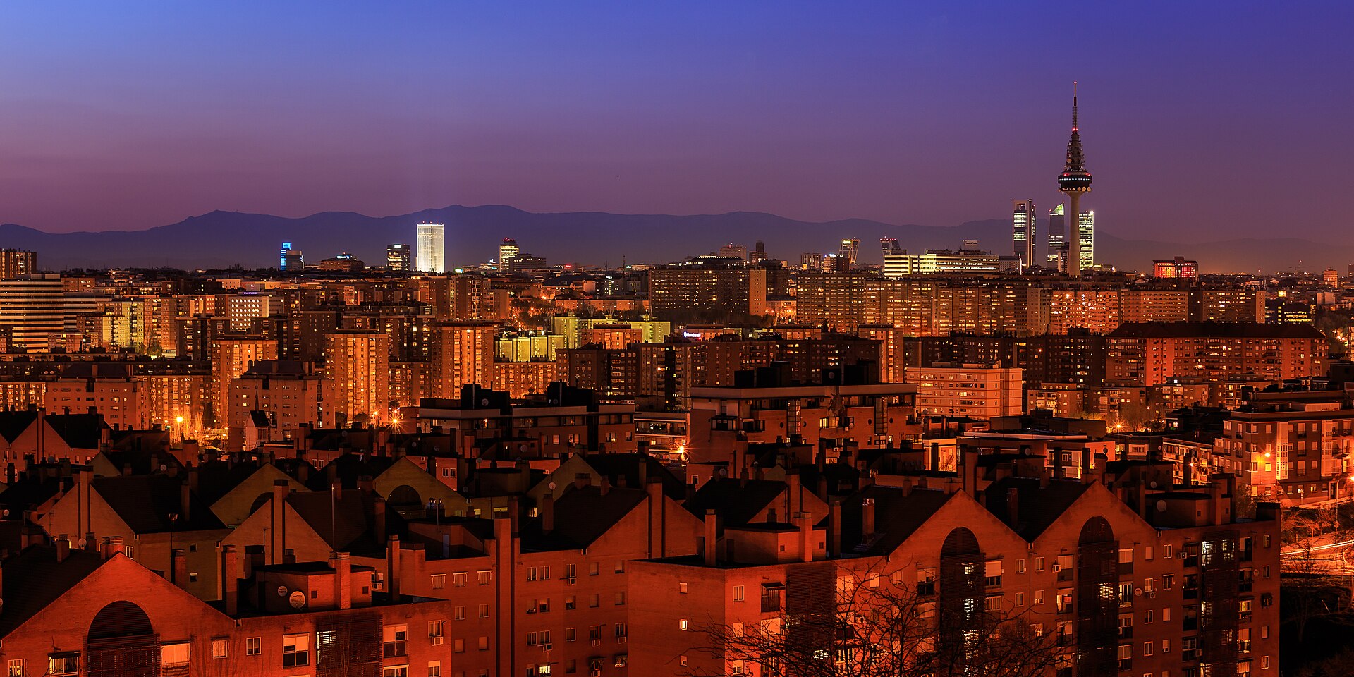 Madrid - Madrid skyline - 140314 195825 — Spain